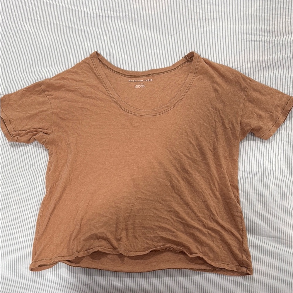 American Eagle Outfitters Orange Relaxed T-Shirt